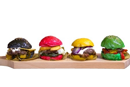 Mini Burger colorati