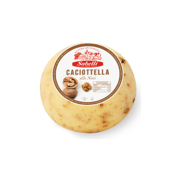 Caciottella di mucca alle noci
