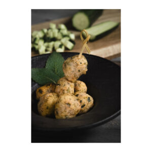 Frittelle zucchina e menta